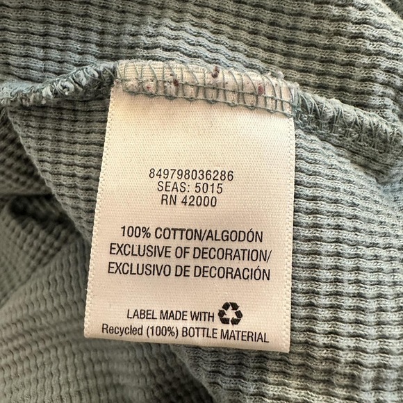 Vintage Northwest Territory thermal long sleeve | crew neck men XLT in Blue - Picture 4 of 6